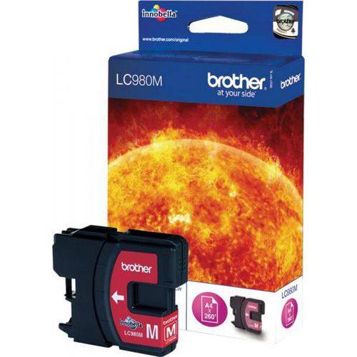 Cartouche Jet D'encre Brother Lc980m - Magenta