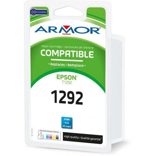 Cartouche jet encre compatible Epson T1292 cyan