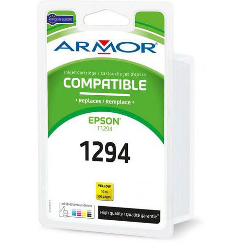 Cartouche jet encre compatible Epson T1294 jaune