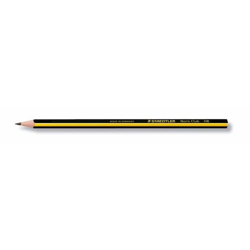 Lot 12 crayons graphite noris triangulaires HB mine 2 mm - Staedtler