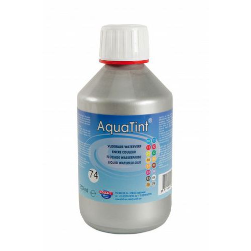 Flacon 250ml Encre À Dessiner Aquatint - Argent