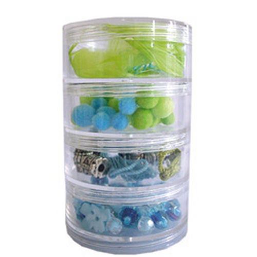 Boîte ronde plastique empilables Ø 70mm