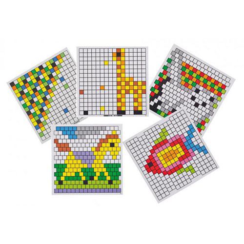 Lot 6 fiches pédagogiques 'le carré des mosaïques'