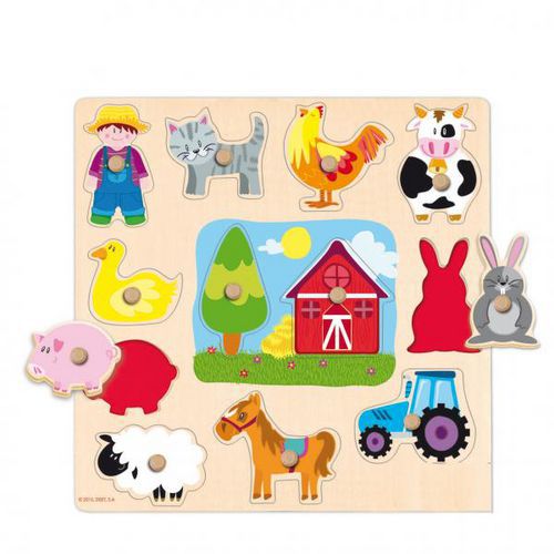 Puzzle ferme silhouette - Goula