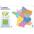 Carte Murale Muette France Administrative