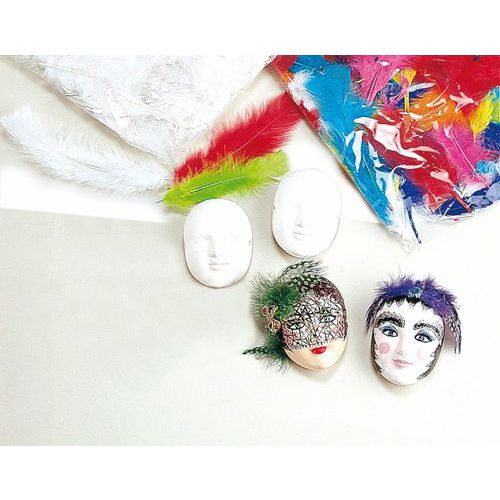 Sachet 100 plumes blanches