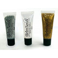 Ass 3 Tubes 25ml Gel Paillettes Or Argent Cristal