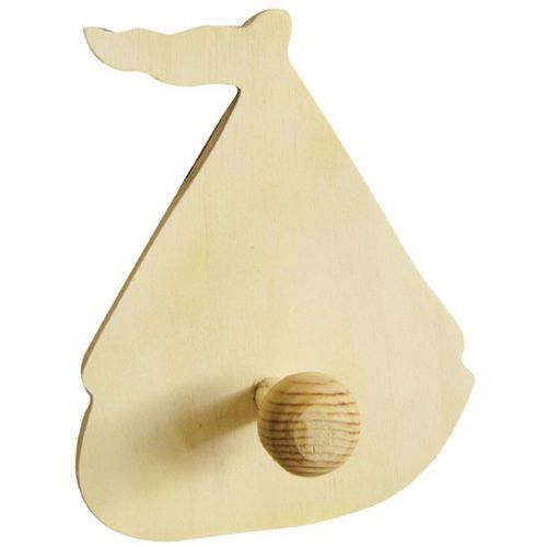 Patère Bois Bâteau 125x170mm