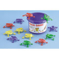 Seau De 12 Grenouilles Plastique Assorties
