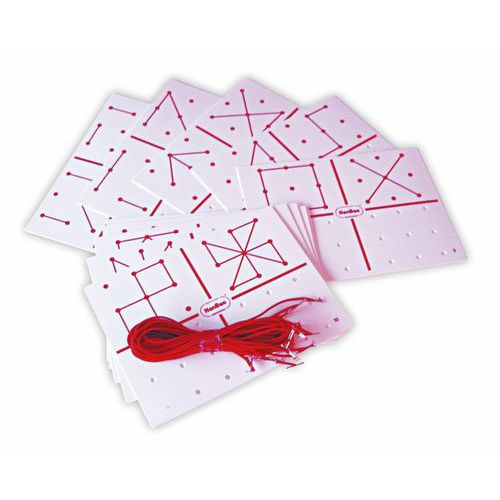 Lot 10 Cartes Figures A Lacer