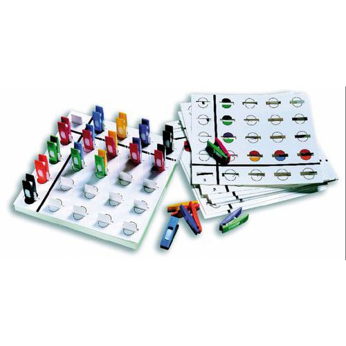 Lot de 48 Jeu Matrix - grille de repérage