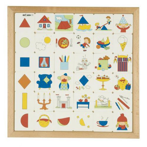 Lot de 36 Les suites logiques les formes - Educo