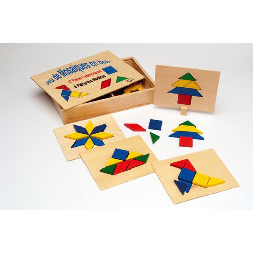 Jeu de mosaïques en bois - Sapinmalin
