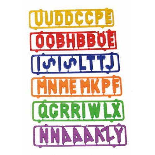 Sachet de 288 lettres magnétiques majuscules