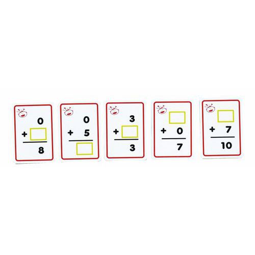 Cartes à compléter de '1 à 10'