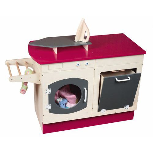 Ensemble bloc tiroir, lave-linge - Jb bois