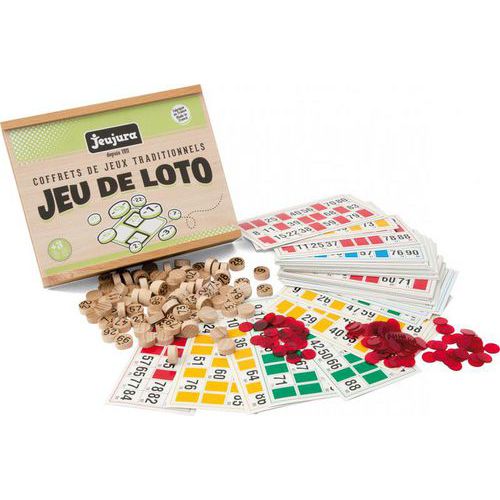 Coffret de jeu de loto - Jeujura