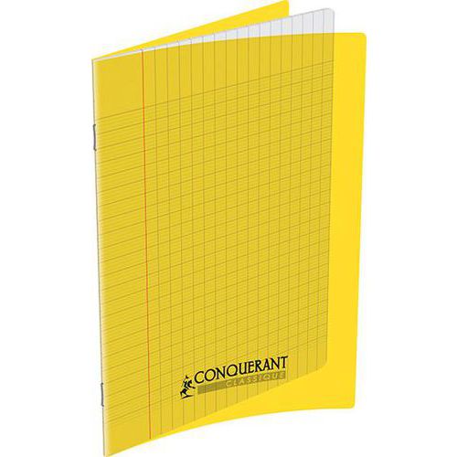 Cahier polypro 90g 48p Seyes 2 - jaune