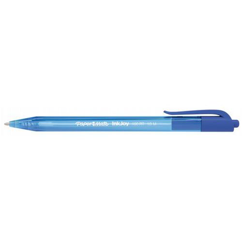 Stylo bille retrac.1mm Inkjoy bleu