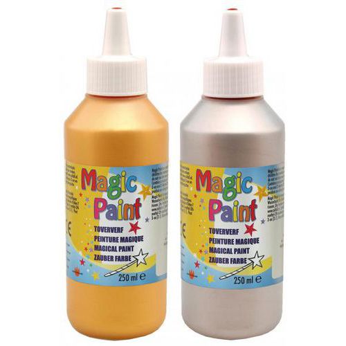 Flacon 250 ml gouache Magic Paint - or