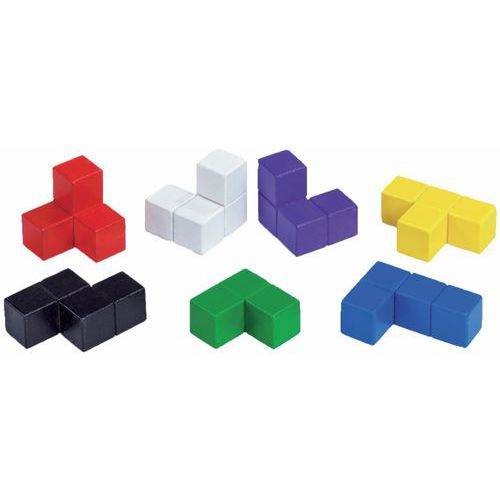 Atelier De 4 Soma Cube + Cartes