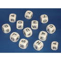 Lot 13 dés éducatifs lettres