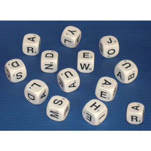 Assortiment De 13 Dés Éducatifs Lettres