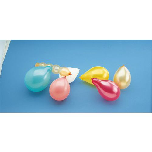 Sachet de 100 très beaux ballons baudruche métallisés