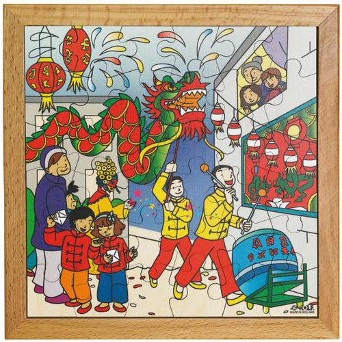 Puzzle à thème la fête du nouvel an chinois - Rolf