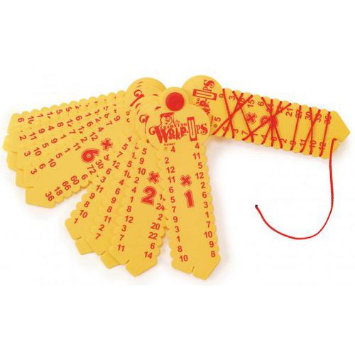 Set 10 Plaques Les Laçage Mathématiques Multiplication