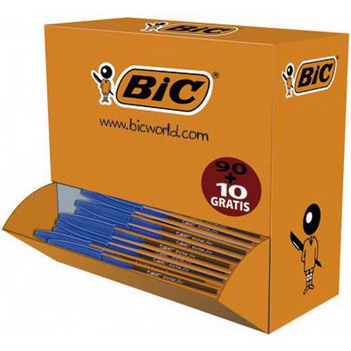 Stylo bille fine bleu - Bic