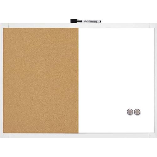 Tableau mixte magnétique liège et blanc - Nobo