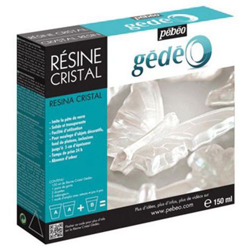 Kit de résine cristal 150 ml - Pébéo