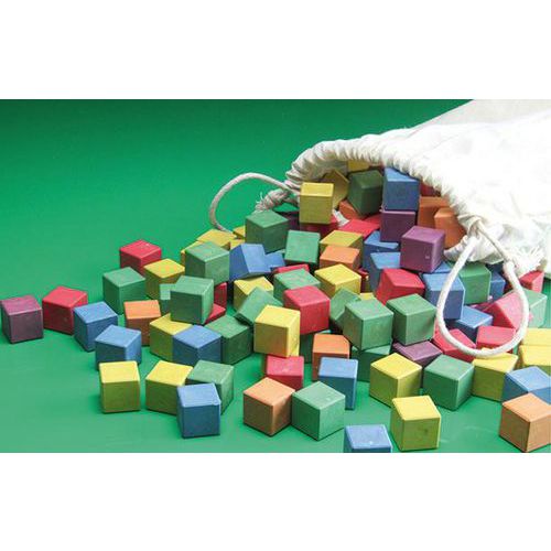 Set de 150 cubes en bois recyclé - Wissner