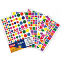 Pochette 60 feuilles gommettes formes géométriques - Apli Kids