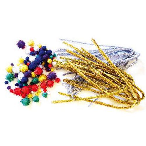 Atelier chenilles étincelantes + pompons