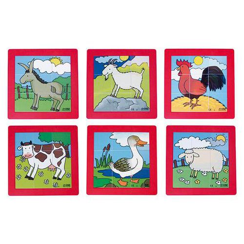 Puzzle les animaux de la ferme - Rolf