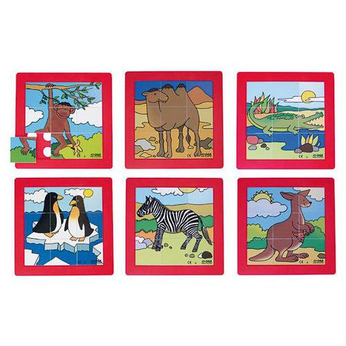 Puzzle les animaux du zoo - Rolf