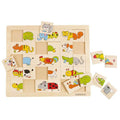 Puzzle méli-mélo les animaux - Beleduc