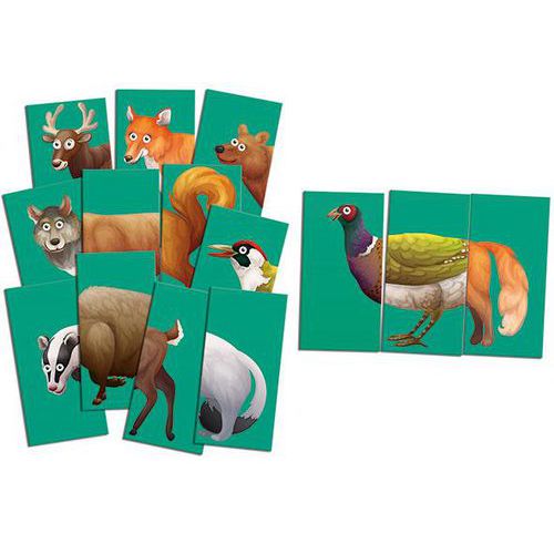 Jeux géant Mix Max - les animaux de la forêt