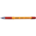 Stylo-bille Corps Orange Grip Pointe Fine 07mm Rouge