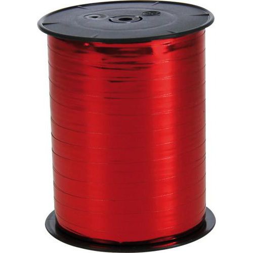Roul 250mx7mm Ruban Rouge Bolduc Métal Clairefontaine