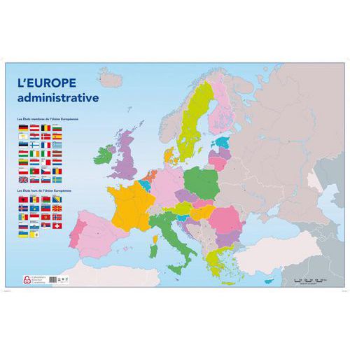Carte Muette Europe Administrative