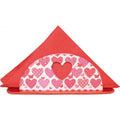 Porte-serviette médium bois - coeur