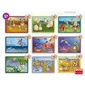 Set De 9 Puzzles Les Animaux