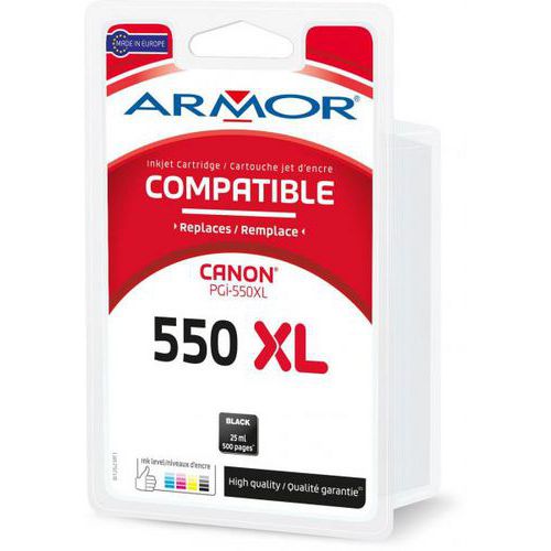 Cartouche jet d'encre compatible PGI-550PGBK noire - Owa