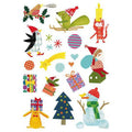 Pochette 6 Feuilles Gommettes Noël