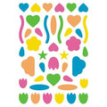 Pochette 6 Feuilles Gommettes Multiforme