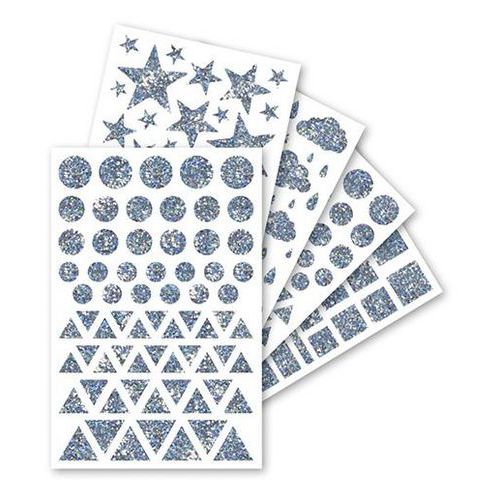 Pochette 20 planches gommettes holographiques assorties - Maildor