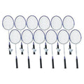 Lot de 12 raquettes badminton + 6 volants